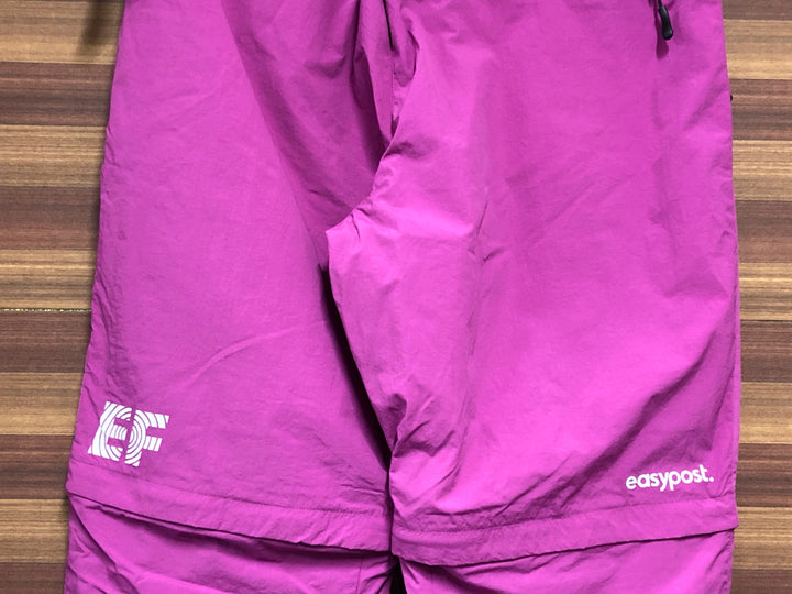 IM073 パレス PALACE ラファ RAPHA EF EDUCATION FIRST TECH ZIP-OFF TROUSERS ピンク L