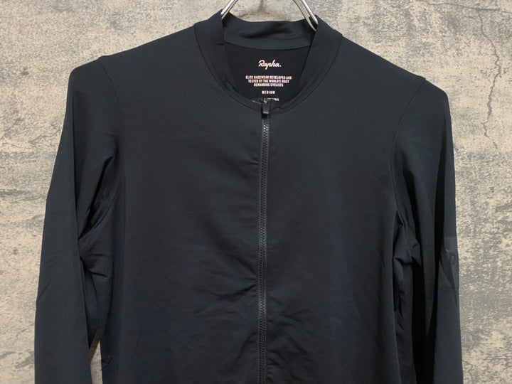 JQ225 ラファ Rapha PRO TEAM LONG SLEEVE MIDWEIGHT JERSEY 長袖 サイクルジャージ 黒 M