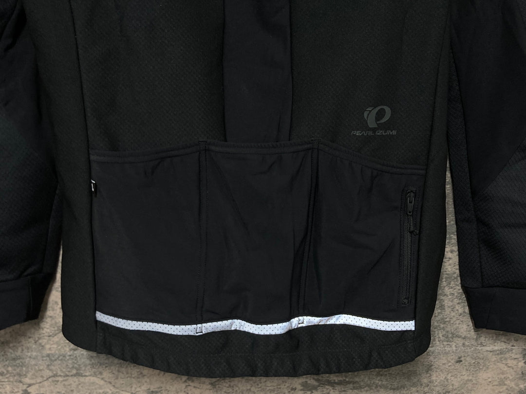 KG552 パールイズミ PEARL iZUMi 長袖 サイクルジャケット 黒 MEN'S L 裏起毛 黒タグ
