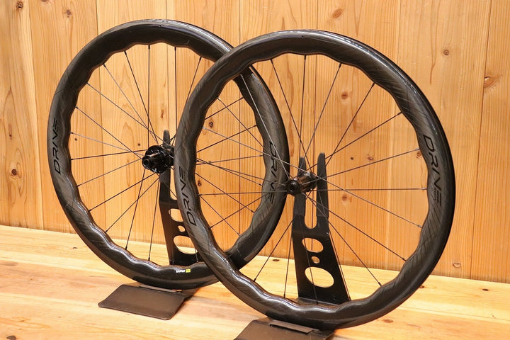 エリートホイールズ ELITEWHEELS ドライブ DRIVE HELIX 57D SS カーボン チューブレスレディ ホイールセット シマノ 11S/12S 【芦屋店】