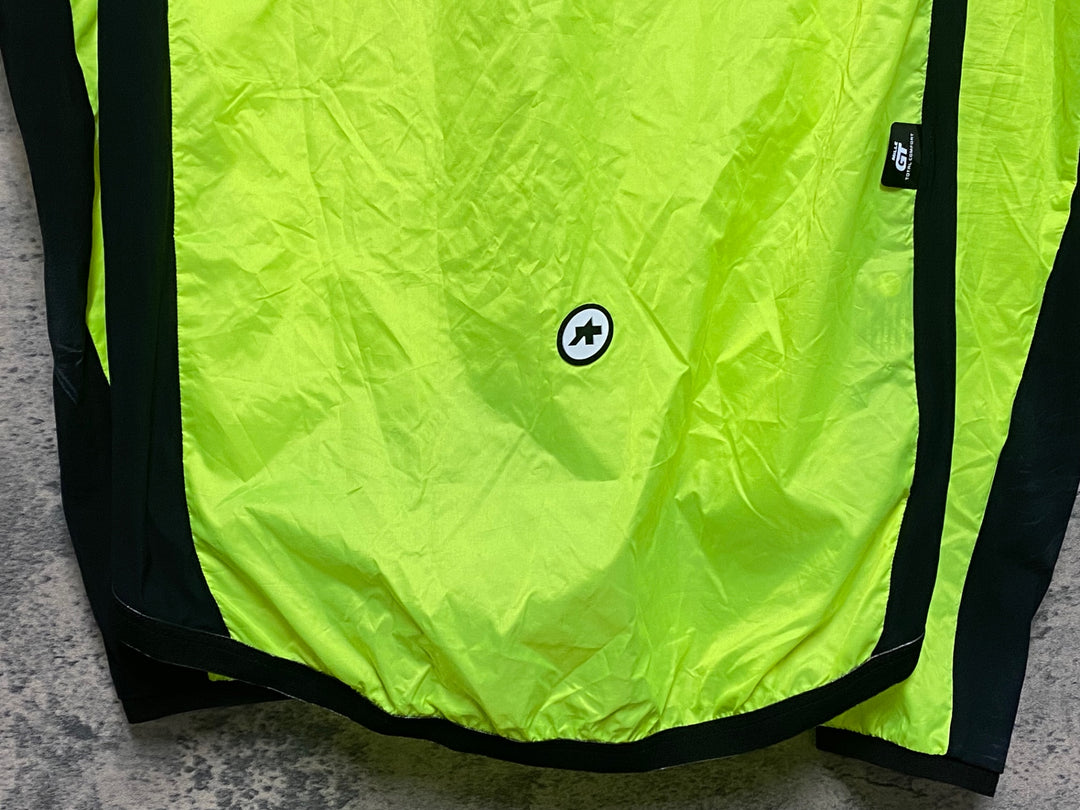 KP159 アソス ASSOS MILLE WIND JACKET C2 長袖 ウィンドブレーカー 黃 S
