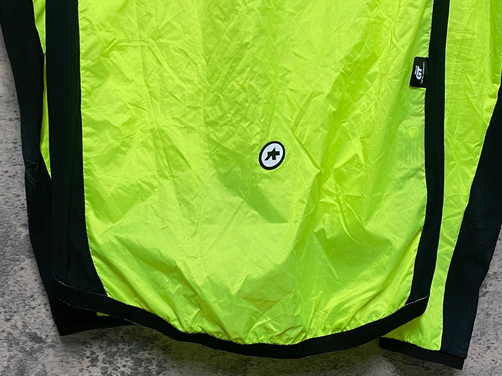 KP159 アソス ASSOS MILLE WIND JACKET C2 長袖 ウィンドブレーカー 黃 S