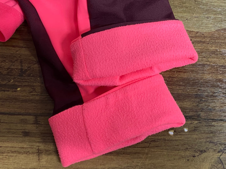 KE553 ラファ Rapha SOUPLESSE TRAINING JACKET WINE TASTING 長袖 サイクルジャケット ワインレッド ピンク レディース M 裏起毛