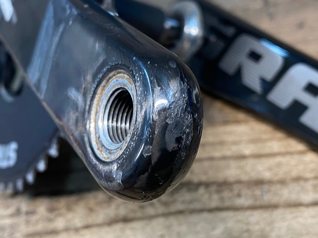 JG552 スラム SRAM RED 22 クランクセット QUARQ パワーメーター付き 170mm 52/36T 11S GXP STRONGLIGHTチェーンリング ※接続未確認のためジャンク