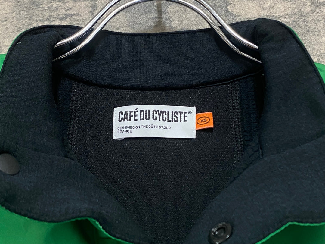 KO633 カフェドシクリステ Cafe du Cycliste Alphosine Man 長袖 サイクルジャージ XS 緑/黒