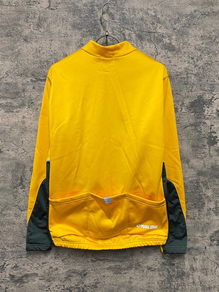 JX933 パールイズミ PEARL iZUMi サイクルジャケット 長袖 裏起毛 黄 M
