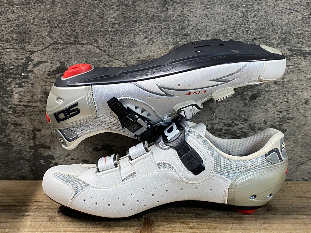 JR153 シディ SIDI SCARPE Five ビンディングシューズ 白 EU45