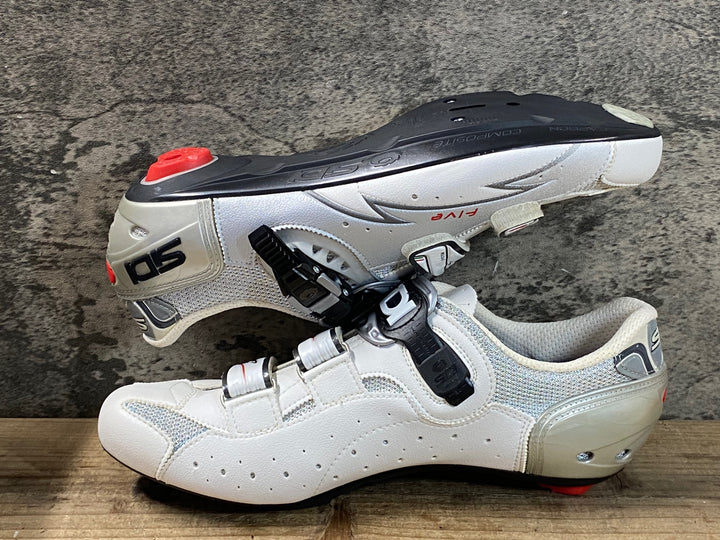 JR153 シディ SIDI SCARPE Five ビンディングシューズ 白 EU45