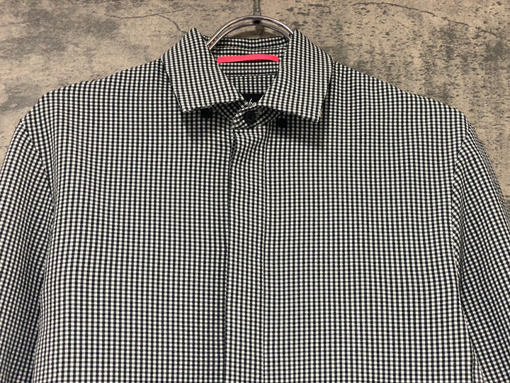 KJ751 ラファ Rapha LONG SLEEVE SUMMER WICKING SHORT 長袖 シャツ 黒 白 XS