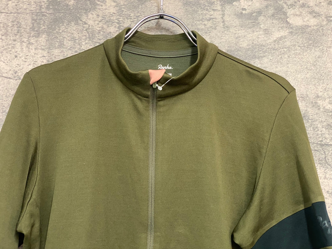 JN085 ラファ Rapha CLASSIC JERSEY ll 半袖 サイクルジャージ カーキ M