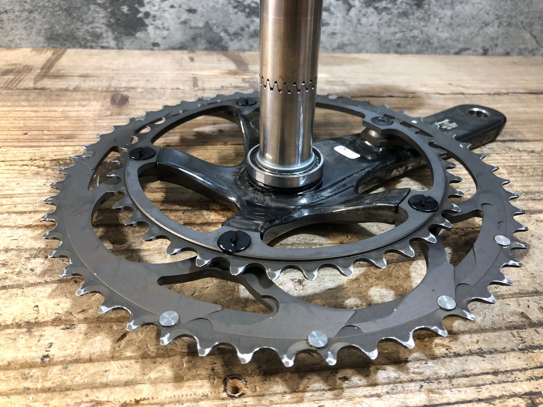 JY310 カンパニョーロ Campagnolo レコード RECORD 11s FC9-RE093C カーボン クランクセット ULTRA TORQUE 53/39T 170mm