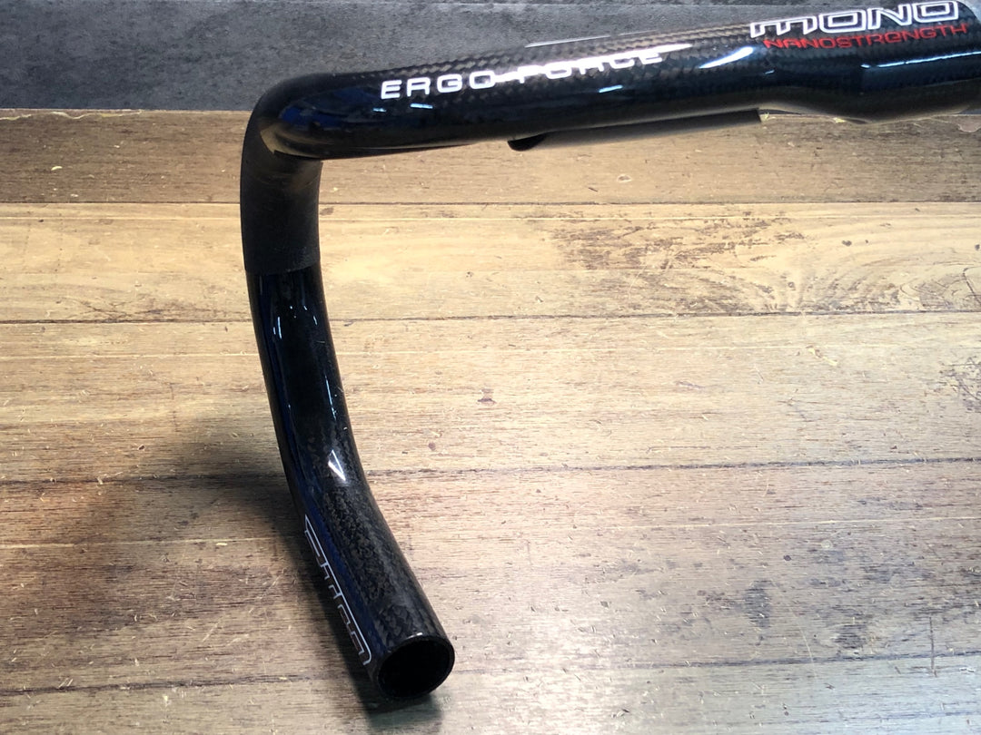 JJ133 タイム TIME ERGOFORCE カーボンハンドルバー ブラケット部外-外420mm ※クランプ部付近にクラックのためジャンク