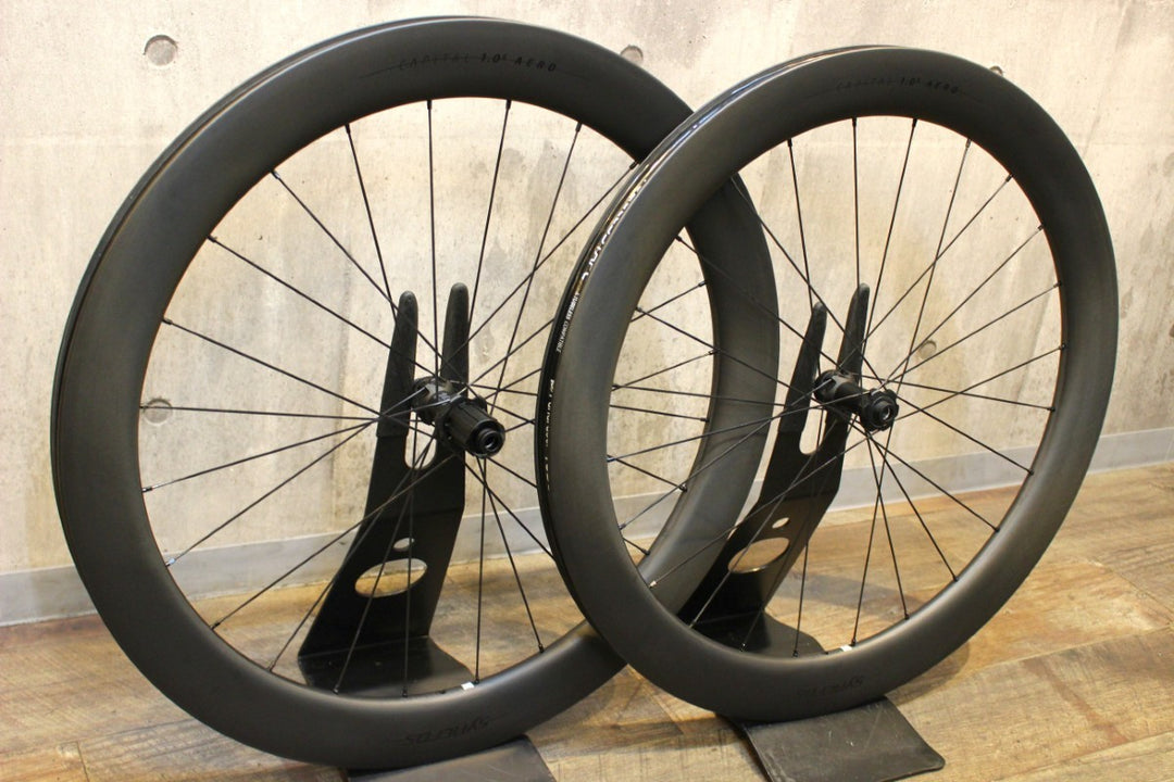 シンクロス SYNCROS キャピタル CAPITAL 1.0S AERO カーボン チューブレス ホイールセット シマノ12S/11S 内幅25mm 【名古屋店】