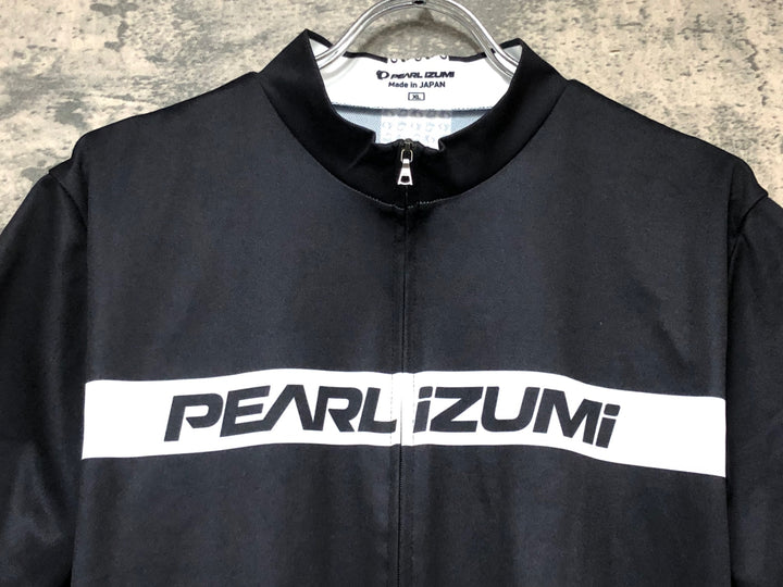 JR983 パールイズミ PEARL iZUMi 半袖 サイクルジャージ 黒 グレー XL