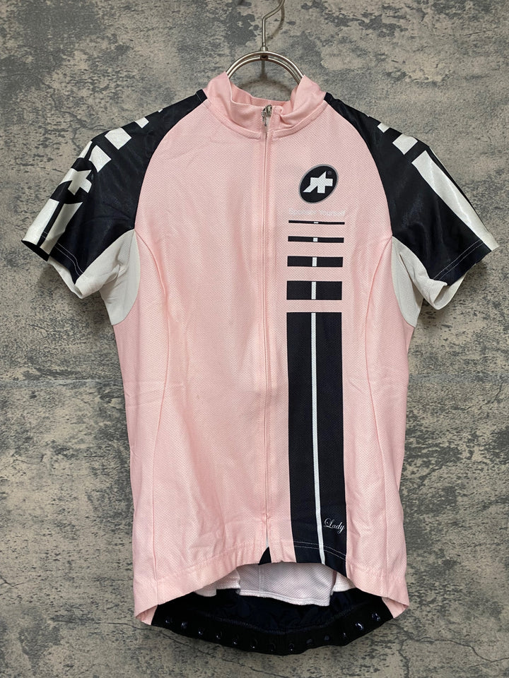 KD605 アソス assos 半袖 サイクルジャージ ピンク S レディース ※汚れあり