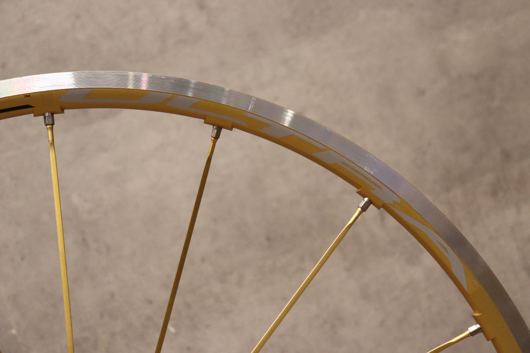 カンパニョーロ CAMPAGNOLO シャマルウルトラ SHAMAL ULTRA GOLD アルミ チューブラー フロントホイール 【さいたま浦和店】