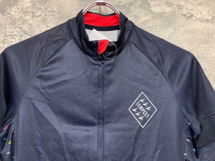 JZ537 ラファ Rapha TEMPEST JERSEY 半袖 サイクルジャージ 黒 S