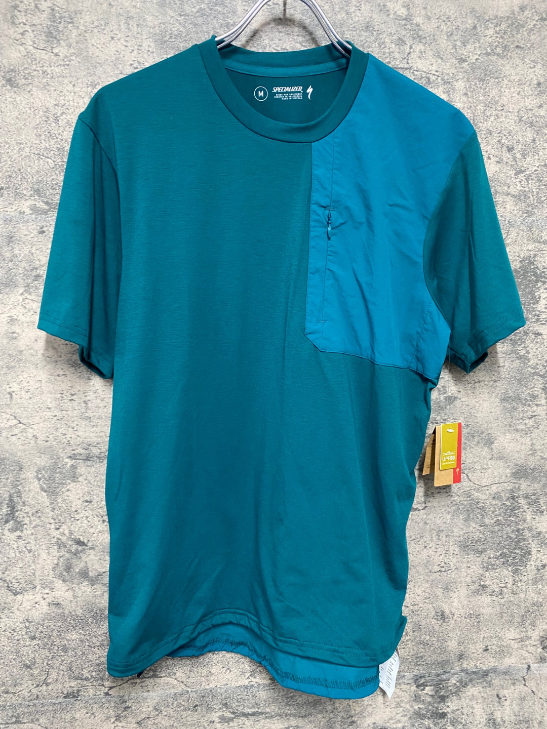 JV672 スペシャライズド SPECIALIZED ADV AIR JERSEY SS MEN 半袖 サイクルジャージ ターコイズ M