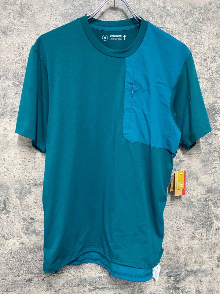 JV672 スペシャライズド SPECIALIZED ADV AIR JERSEY SS MEN 半袖 サイクルジャージ ターコイズ M