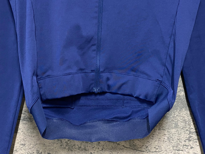 JW054 ラファ Rapha CORE LONG SLEEVE JERSEY 長袖サイクルジャージ 紺 S 裏起毛
