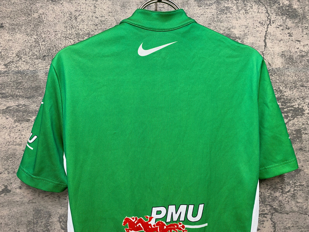 JJ667 ナイキ NIKE 半袖サイクルジャージ 緑 S