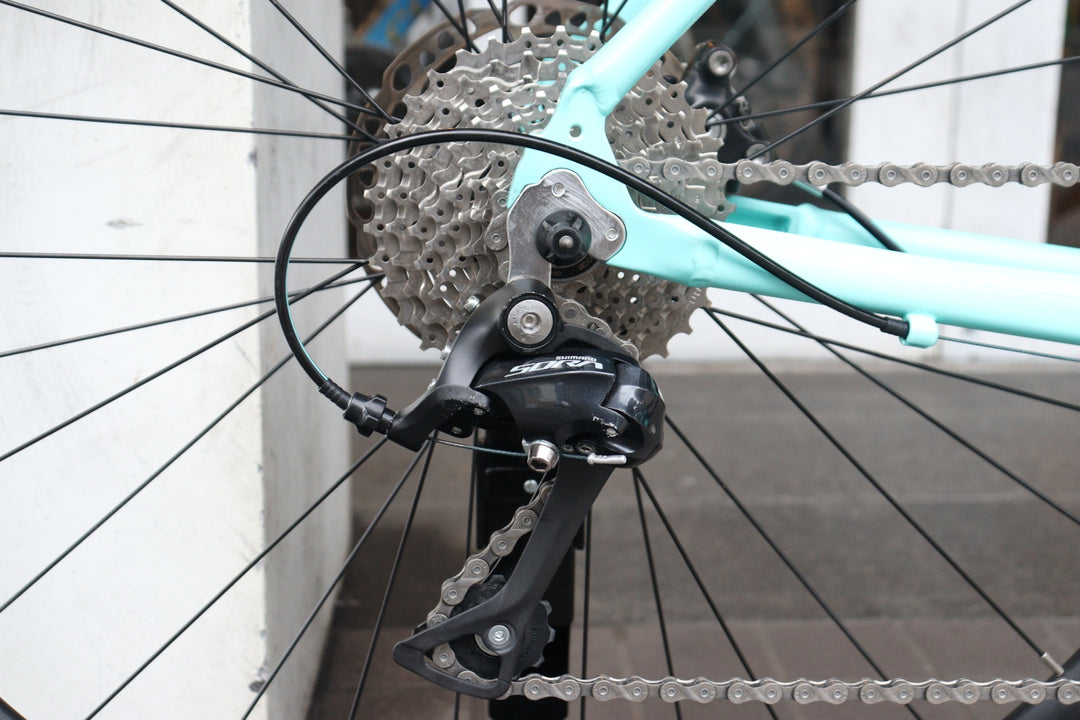 ビアンキ Bianchi ヴィア ニローネ ディスク Via Nirone7 DISC 2023モデル 53サイズ シマノ ソラ R3000 MIX 9S アルミ ロードバイク 【横浜店】