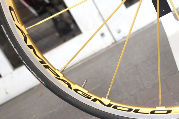 カンパニョーロ Campagnolo シャマルウルトラ ゴールド SHAMAL ULTRA GOLD アルミ チューブラー ホイールセット カンパ 11S/12S 【横浜店】