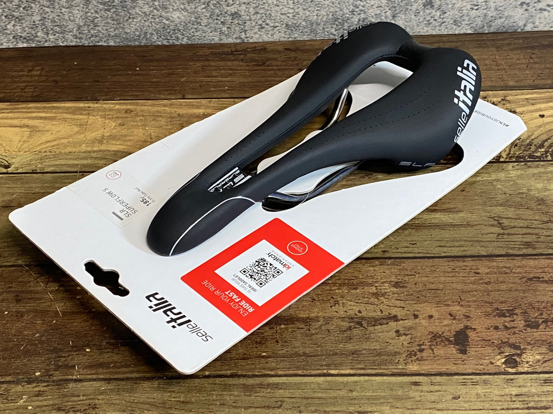 JQ818 セライタリア selle italia SLR SUPERFLOW Ti316レール サドル 黒 S3