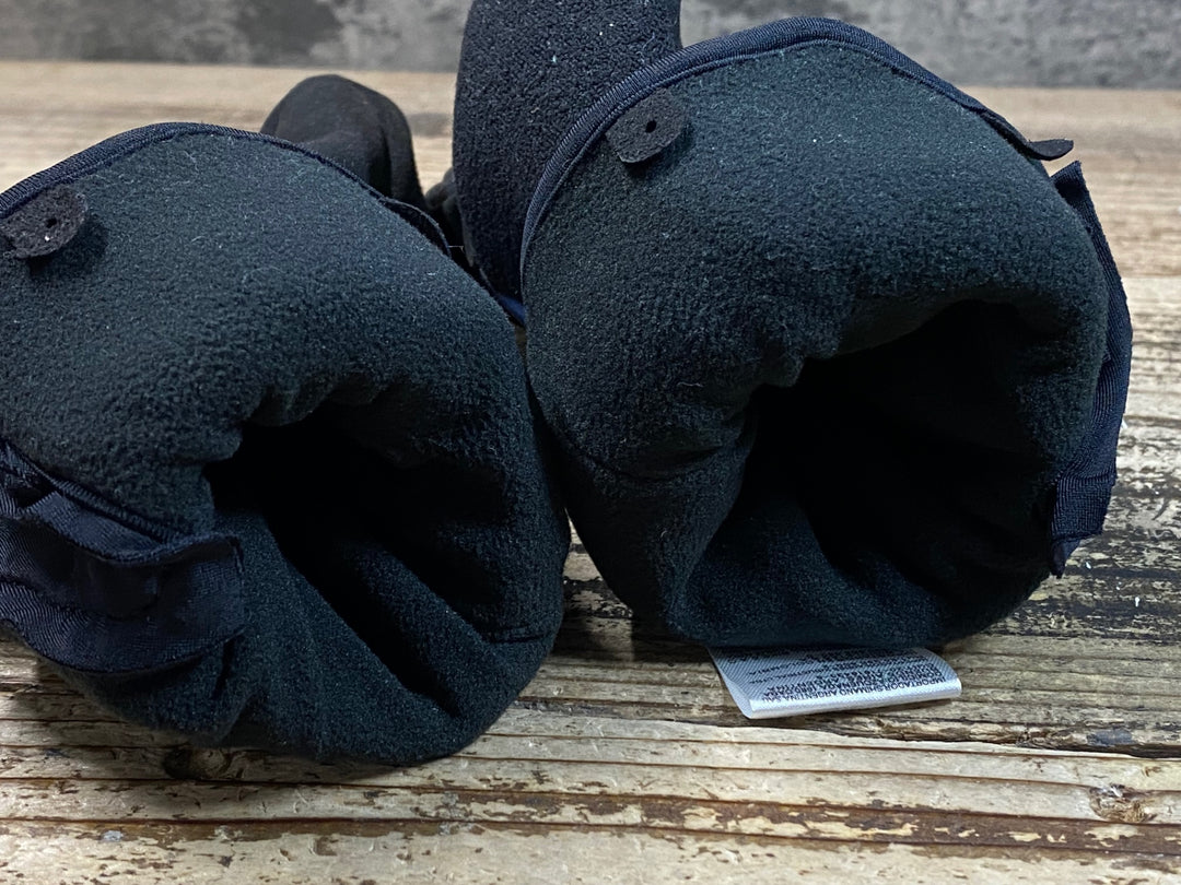 JP752 シマノ SHIMANO 長指 ウィンターグローブ 黒青 MEN'S M 裏起毛 GORE TEX INDINIUM