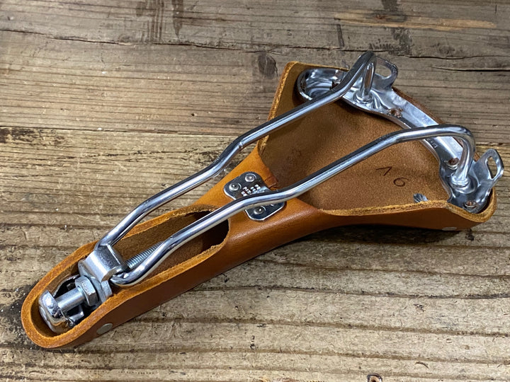 KE472 ブルックス BROOKS スワロー SWALLOW Chrome レザーサドル ハニーブラウン スチールレール