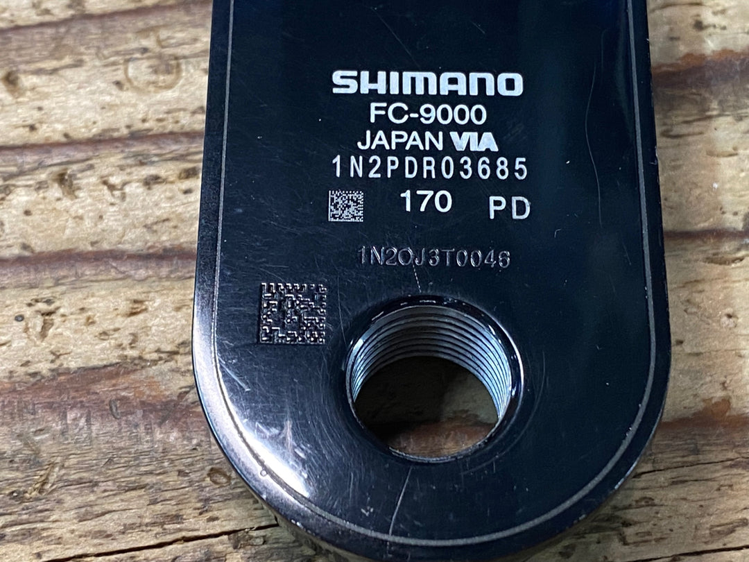 JN312 シマノ SHIMANO デュラエース DURA-ACE FC-9000 クランクセット 170mm 52/36T リコール点検済み
