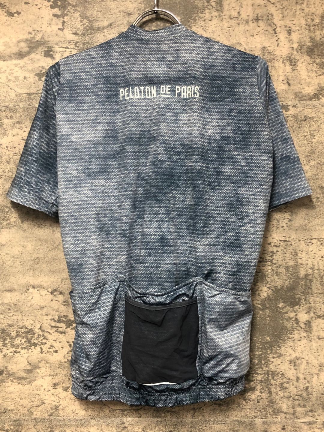 JV767 プロトンドパリ Peloton de Paris 半袖サイクルジャージ グレー XL