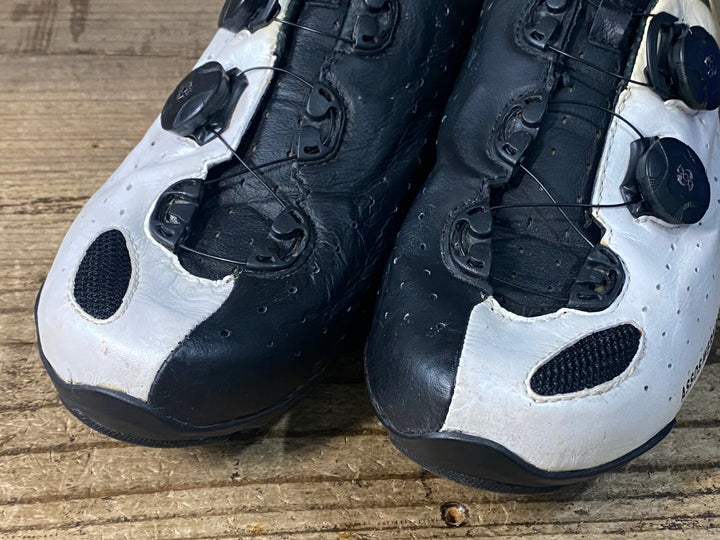 JO766 レイク LAKE ASSOS CYCLINGSLIPPER G1 ビンディングシューズ 白 黒 EU42 3穴