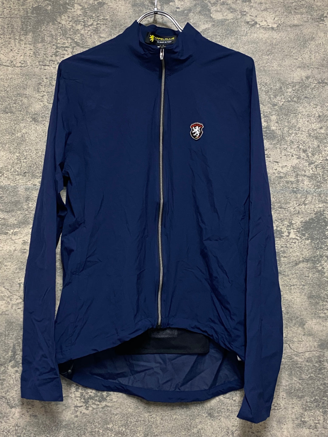 KQ953 カペルミュール KAPELMUUR 長袖 ウィンドブレーカー 紺 M