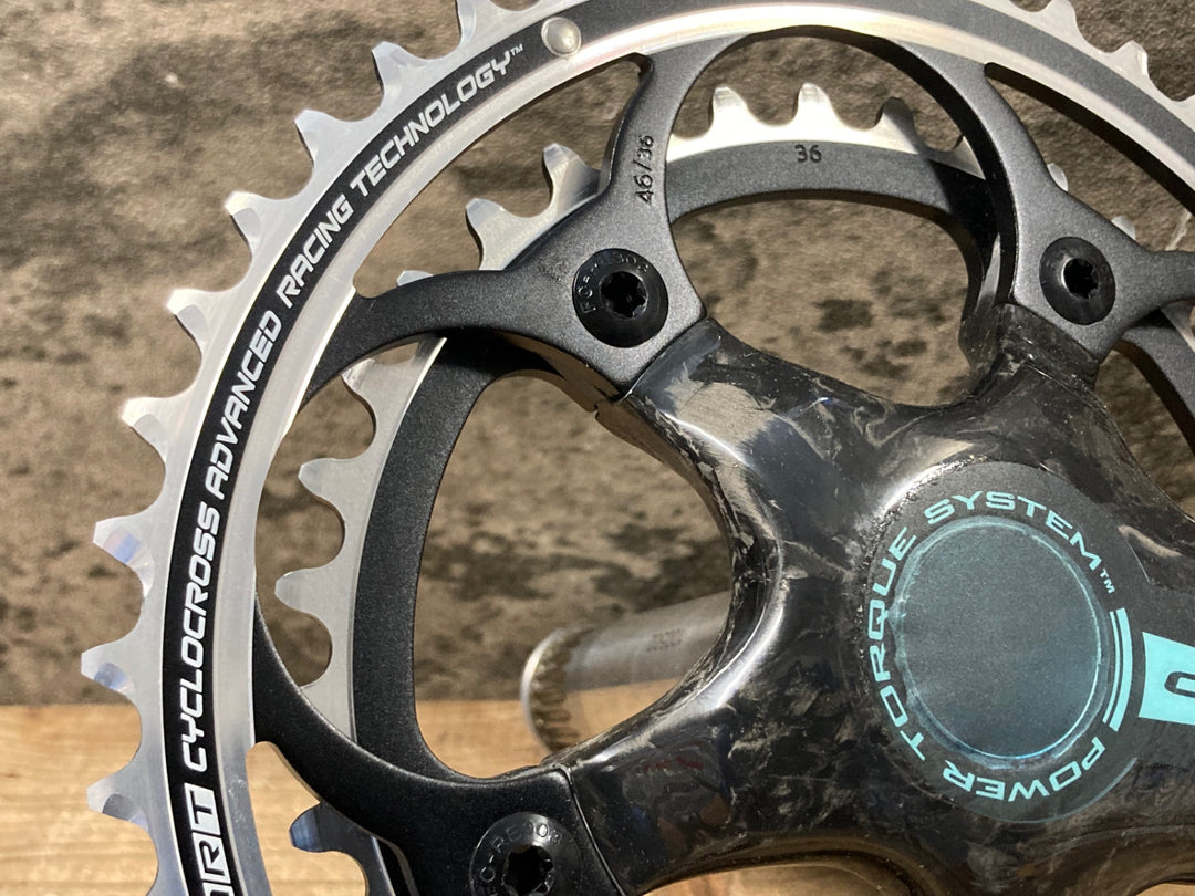 JR758 カンパニョーロ CAMPAGNOLO CX CARBON 10S crankset クランクセット 172.5 36-46 FC11-CXX266C