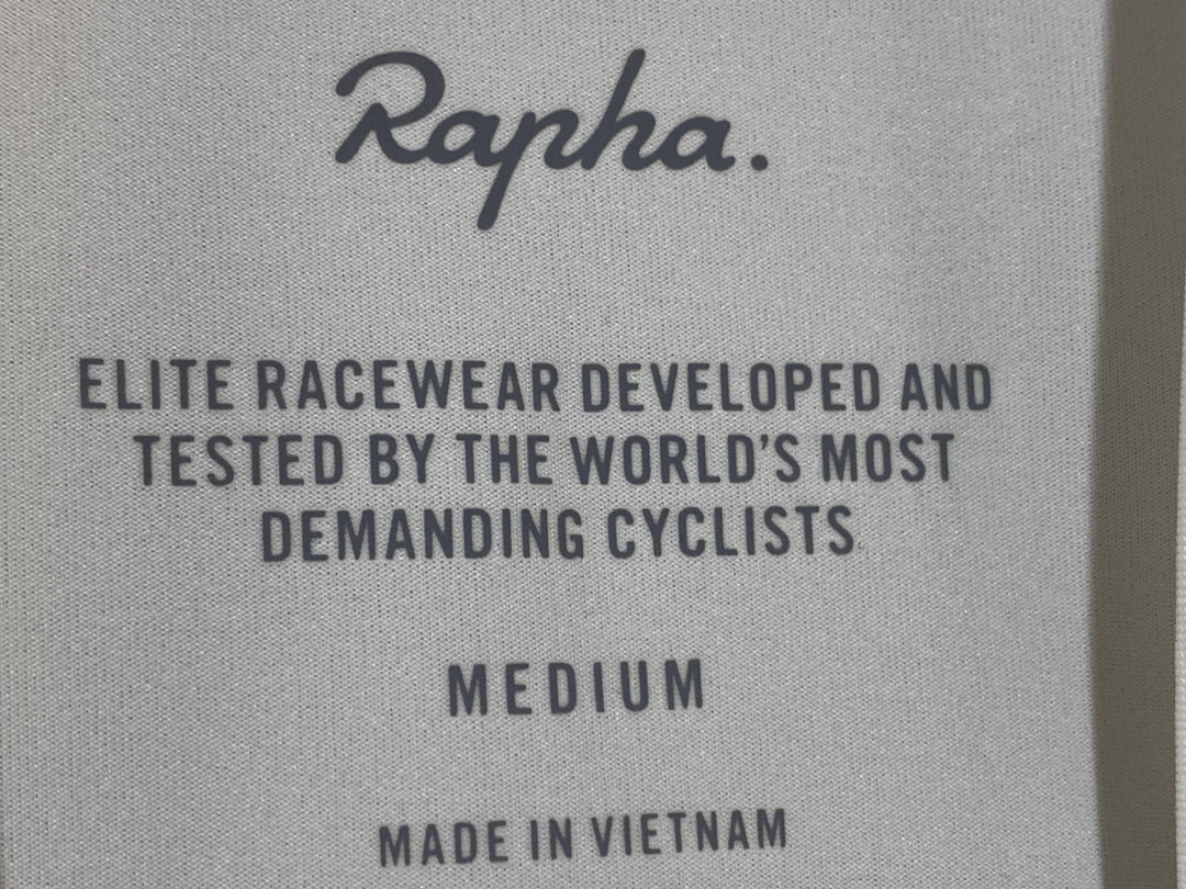 KQ587 ラファ Rapha PRO TEAM JERSEY 半袖 サイクルジャージ 白 M