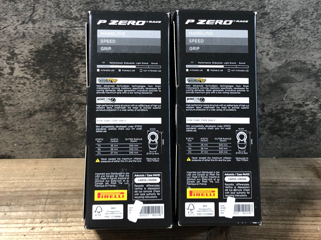 KF139 ピレリ PIRELLI P ZERO RACE タイヤ 700x26C クリンチャー 2本セット 未使用