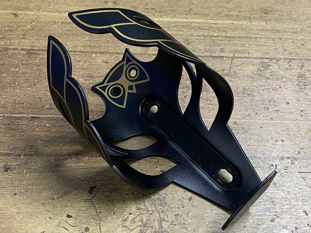 KO376 ポートランドデザインワークス PDW The Owl Cage ボトルケージ フクロウ 黒 金