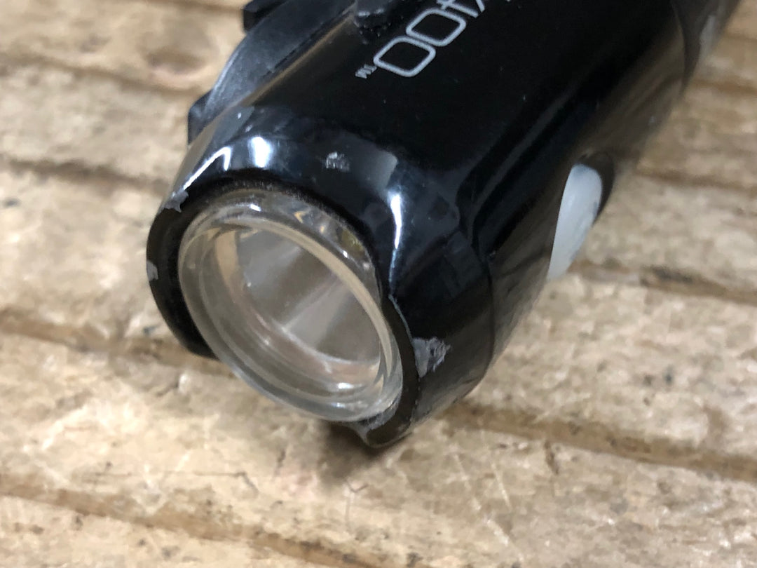 JX613 キャットアイ CATEYE ボルト VOLT400 フロントライト 点灯確認済み