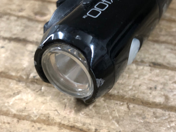 JX613 キャットアイ CATEYE ボルト VOLT400 フロントライト 点灯確認済み