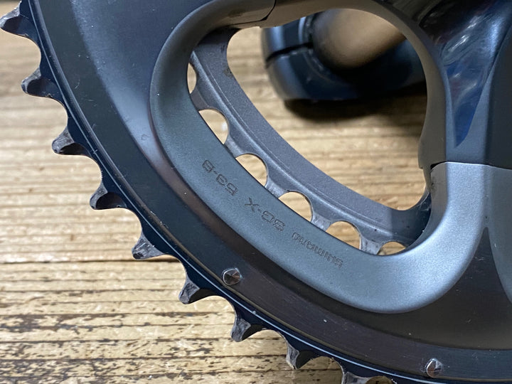 JQ282 シマノ SHIMANO アルテグラ FC-6700 クランクセット 10S 53/39T 172.5mm