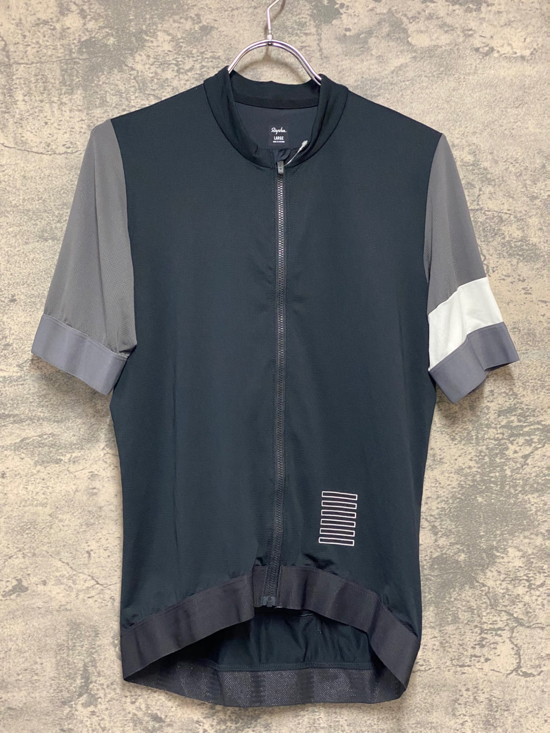 KN764 ラファ Rapha PRO TEAM TRAINING JERSEY 半袖 サイクルジャージ 黒 L
