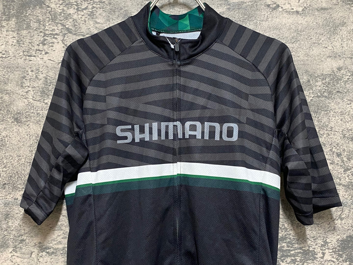KF209 シマノ SHIMANO 半袖 サイクルジャージ 黒 L