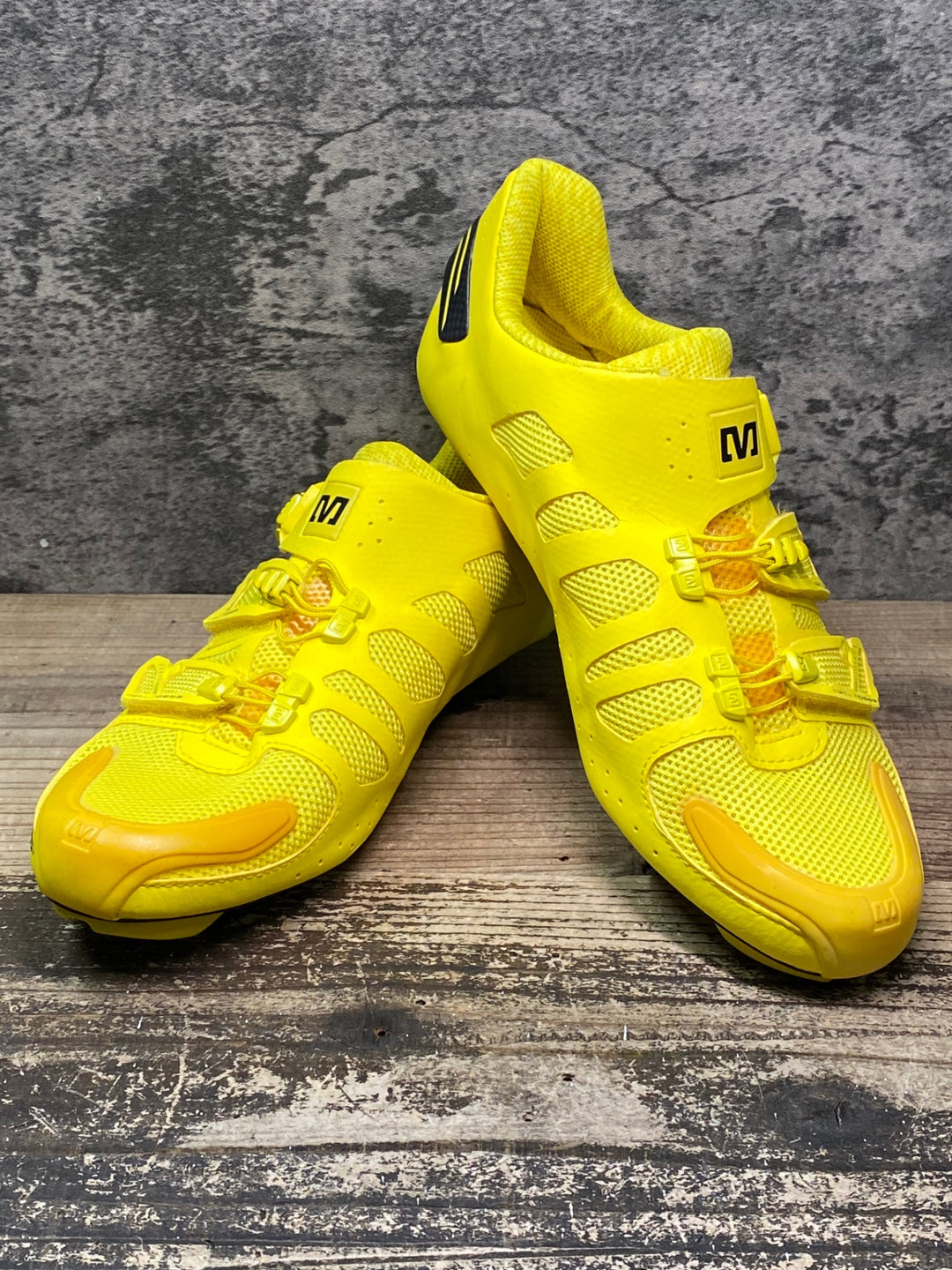 JE716 マヴィック MAVIC ERGORIDE ビンディングシューズ SPD-SL 黄色 EU42.5