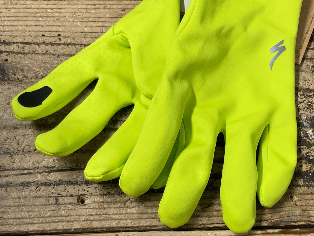 JV596 スペシャライズド SPECIALIZED SOFTSHELL THERMAL MEN 長指 グローブ 黄 M