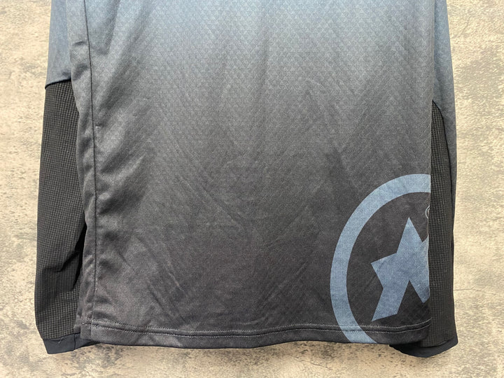 JL102 アソス assos TRAIL LS JERSEY T3 長袖 サイクルジャージ グレー 黒 S