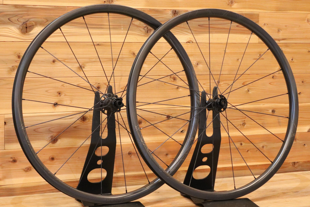 未使用品！ エレリサーチ ERE RESEARCH ジーナス GENUS SL30 DISC シマノ 11S/12S 21C カーボン チューブレスレディ ロードバイク ホイールセット 【広島店】