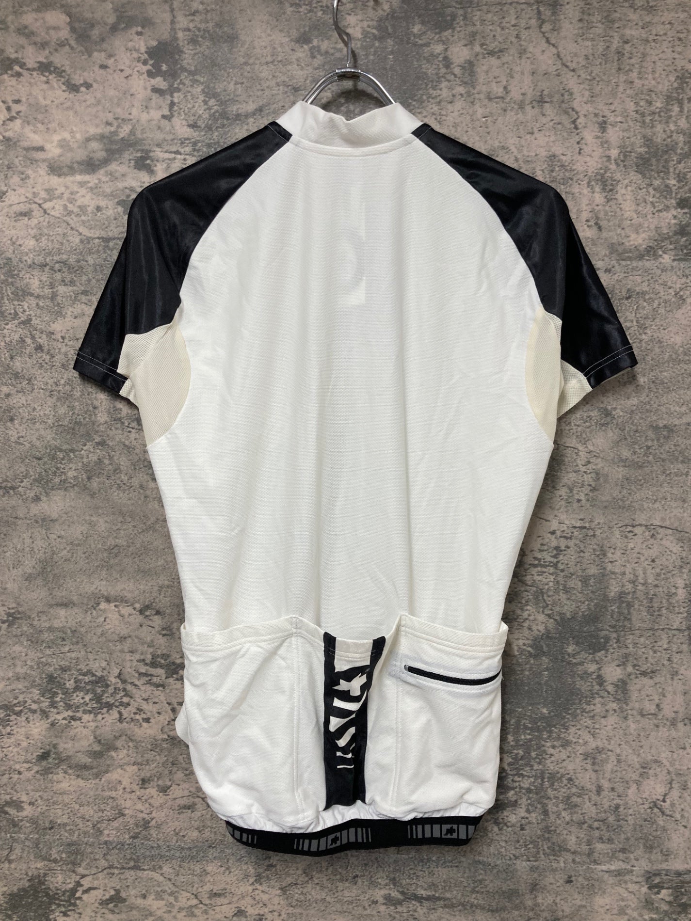 JR295 アソス ASSOS 半袖 サイクルジャージ 白 M ※スレ – BICI AMORE