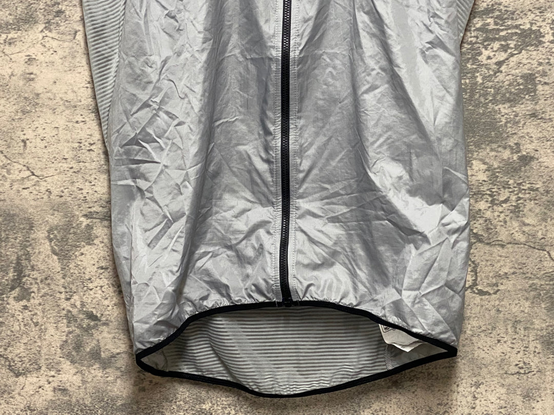KP869 カステリ CASTELLI サイクルベスト ジレ グレー L