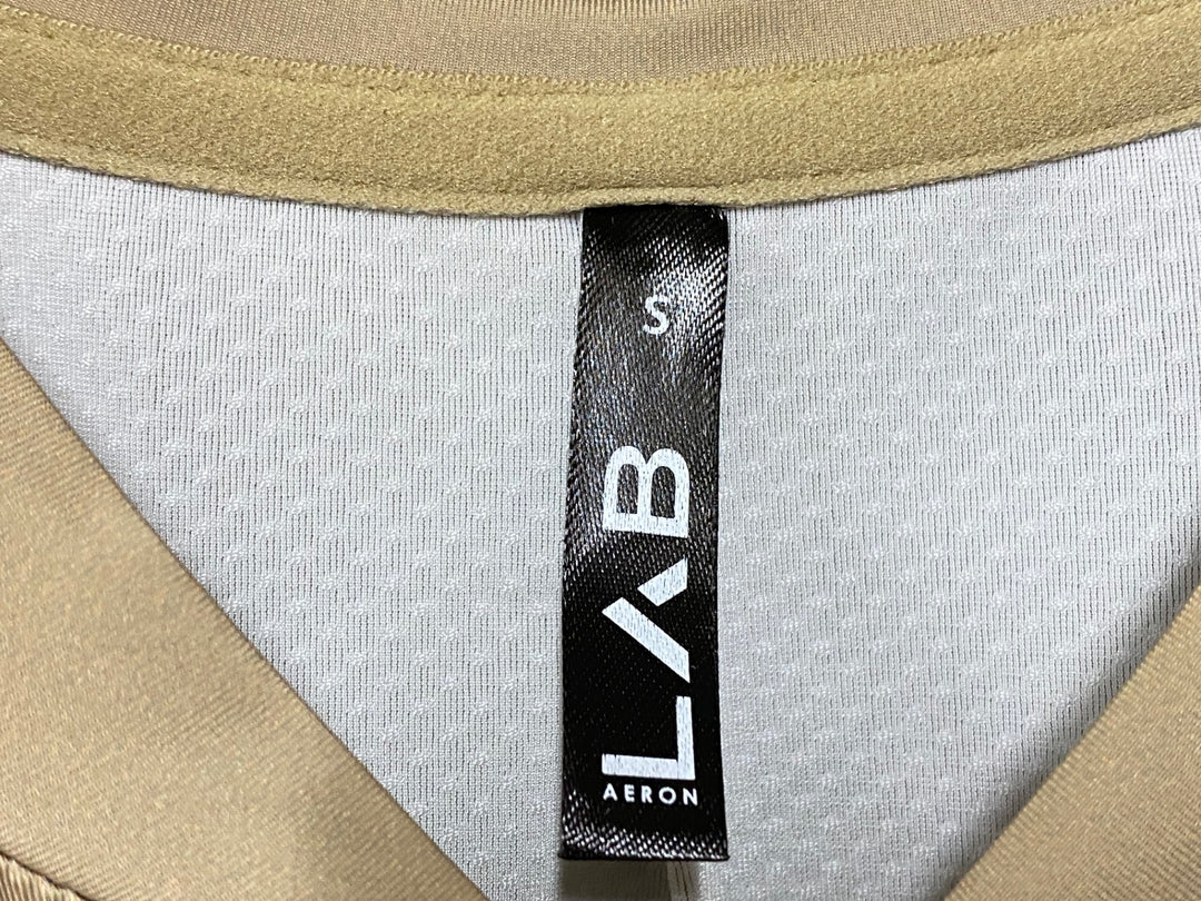 KH487 dhb AERON LAB 半袖サイクルジャージ S ベージュ
